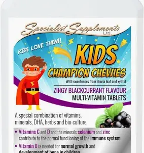 Kids Champion Chewies Suitable for vegans 120 Chewable Tablets Kids Champion Chewies Suitable for vegans 120 Chewable Tablets